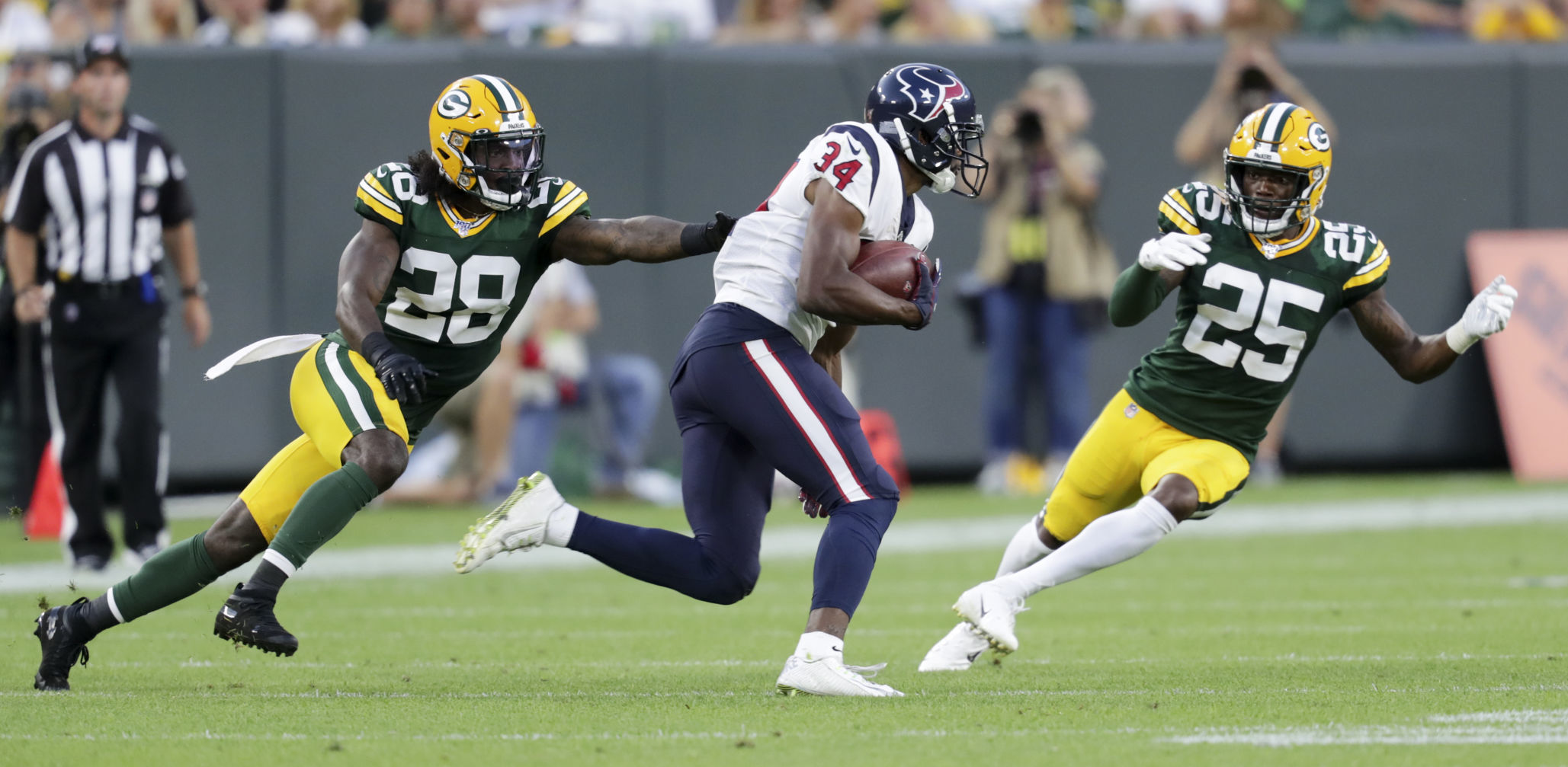 Tony Brown, Will Redmond - Packers vs. Titans
